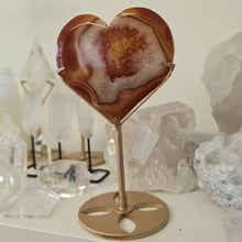 Load image into Gallery viewer, Carnelian Heart with Stand

