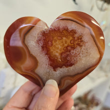 Load image into Gallery viewer, Carnelian Heart with Stand
