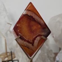 Load image into Gallery viewer, Carnelian Diamond with Stand

