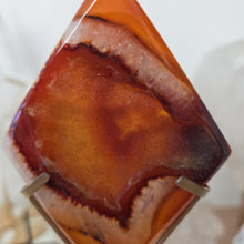 Load image into Gallery viewer, Carnelian Diamond with Stand
