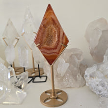 Load image into Gallery viewer, Carnelian Diamond with Stand
