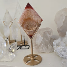 Load image into Gallery viewer, Carnelian Diamond with Stand
