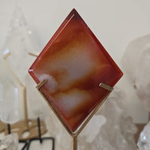 Load image into Gallery viewer, Carnelian Diamond with Stand
