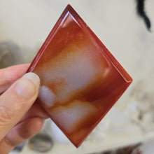 Load image into Gallery viewer, Carnelian Diamond with Stand
