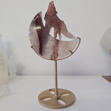 Load image into Gallery viewer, Fire Quartz Moon Howling Wolf

