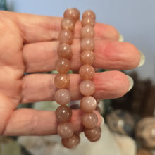 Load image into Gallery viewer, Peach Moonstone Bracelet
