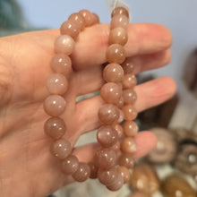 Load image into Gallery viewer, Peach Moonstone Bracelet
