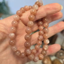 Load image into Gallery viewer, Peach Moonstone Bracelet
