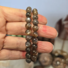 Load image into Gallery viewer, Black Moonstone Bracelet
