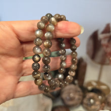 Load image into Gallery viewer, Black Moonstone Bracelet
