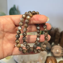 Load image into Gallery viewer, Black Moonstone Bracelet
