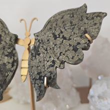 Load image into Gallery viewer, Pyrite Butterfly Wings
