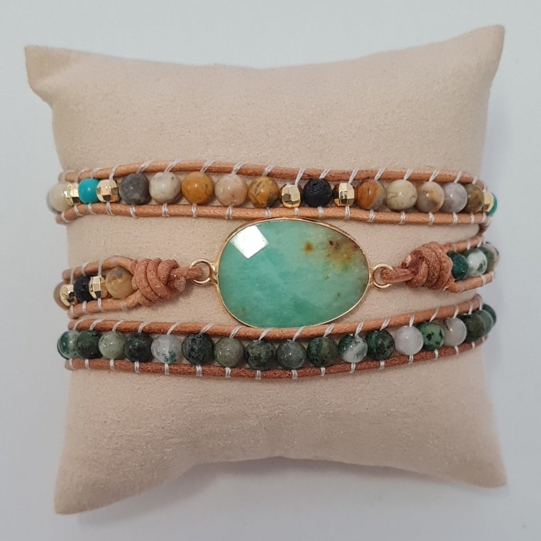 Vitality Jade Wrap Bracelet