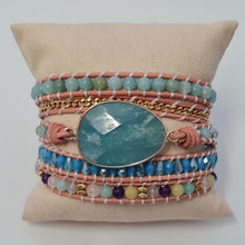 Load image into Gallery viewer, Healing Amazonite Protection Wrap Bracelet
