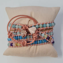 Load image into Gallery viewer, Healing Amazonite Protection Wrap Bracelet
