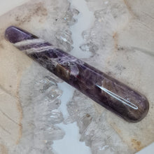 Load image into Gallery viewer, Chevron Amethyst Massage Wand
