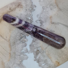 Load image into Gallery viewer, Chevron Amethyst Massage Wand
