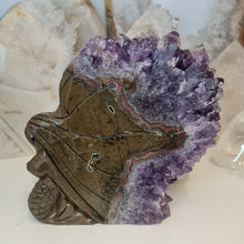 Load image into Gallery viewer, Amethyst Cluster Mermaid
