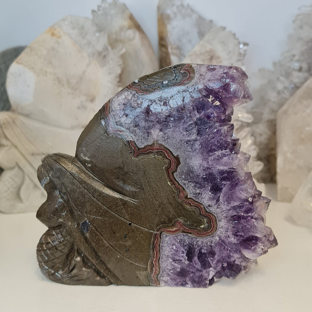 Amethyst Cluster Mermaid
