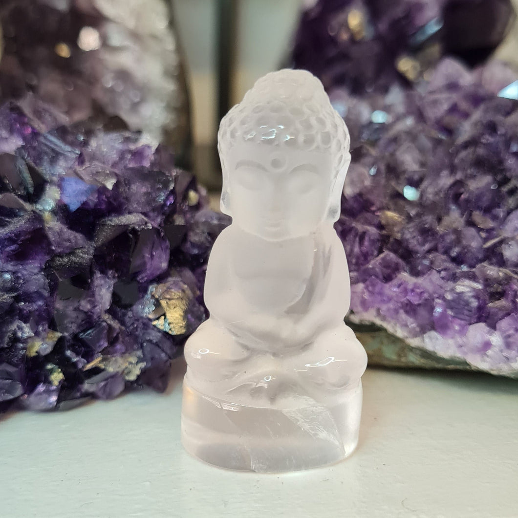 Clear Quartz Buddha