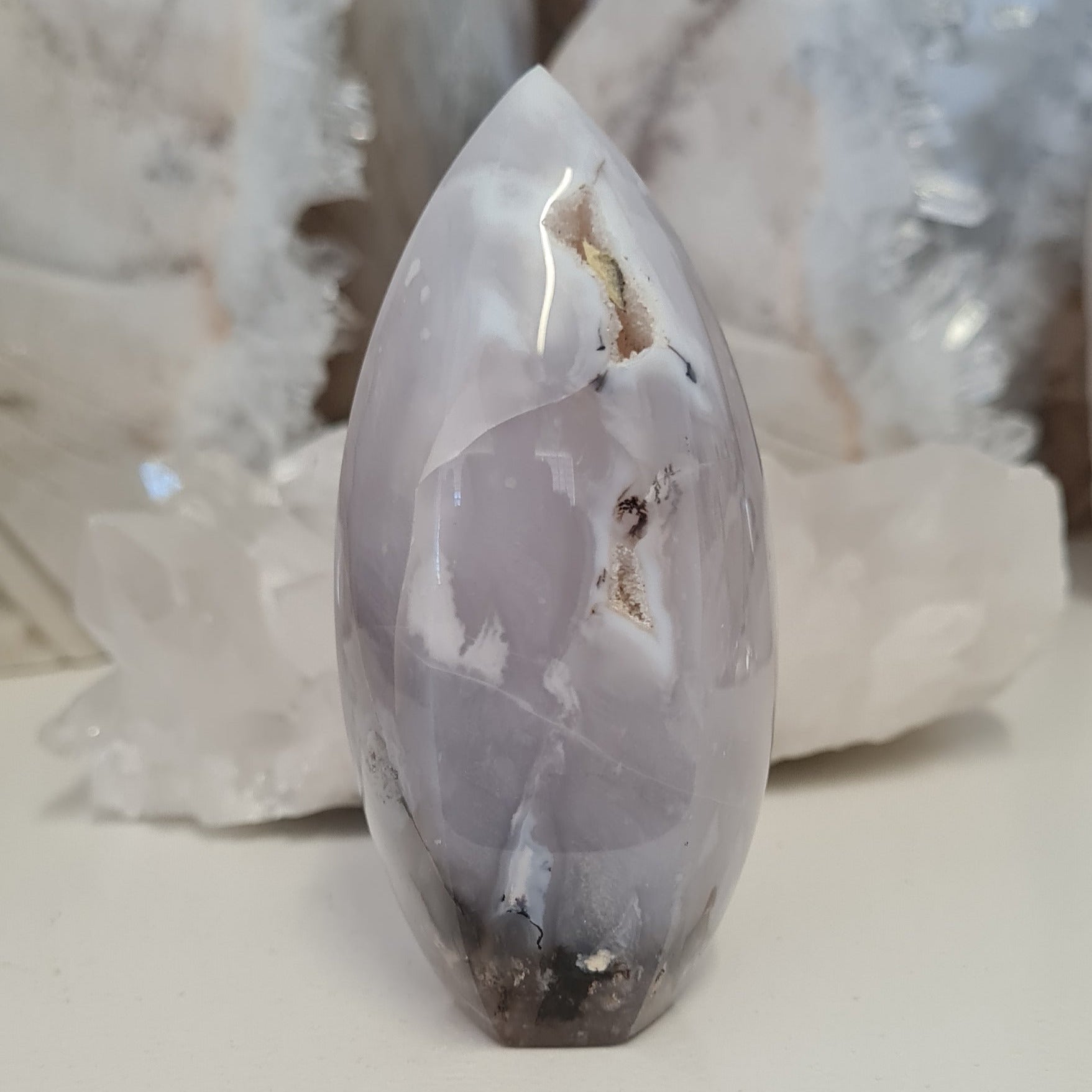 Dendritic Agate Flame – Bay Crystals