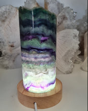Load image into Gallery viewer, Rainbow Fluorite Lamp
