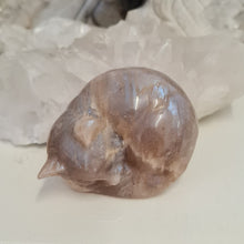 Load image into Gallery viewer, Moonstone Sleeping Cat
