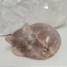Load image into Gallery viewer, Moonstone Sleeping Cat
