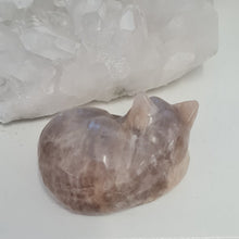 Load image into Gallery viewer, Moonstone Sleeping Cat
