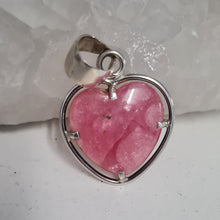 Load image into Gallery viewer, Rhodochrosite Sterling Silver Pendant
