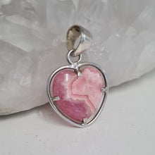 Load image into Gallery viewer, Rhodochrosite Sterling Silver Pendant
