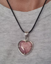 Load image into Gallery viewer, Rhodochrosite Sterling Silver Pendant
