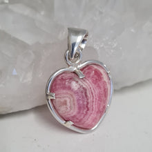 Load image into Gallery viewer, Rhodochrosite Sterling Silver Pendant
