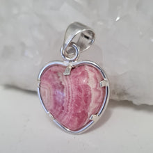 Load image into Gallery viewer, Rhodochrosite Sterling Silver Pendant
