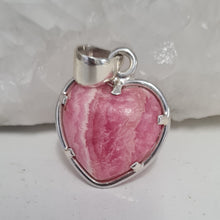 Load image into Gallery viewer, Rhodochrosite Sterling Silver Pendant
