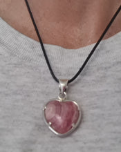 Load image into Gallery viewer, Rhodochrosite Sterling Silver Pendant
