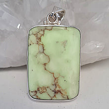 Load image into Gallery viewer, Citron Chrysoprase Sterling Silver Pendant
