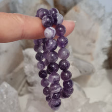 Load image into Gallery viewer, Chevron Amethyst Bracelet
