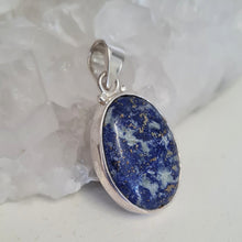 Load image into Gallery viewer, Lapis Lazuli Sterling Silver Pendant
