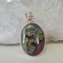 Load image into Gallery viewer, Dragon Blood Jasper Sterling Silver Pendant
