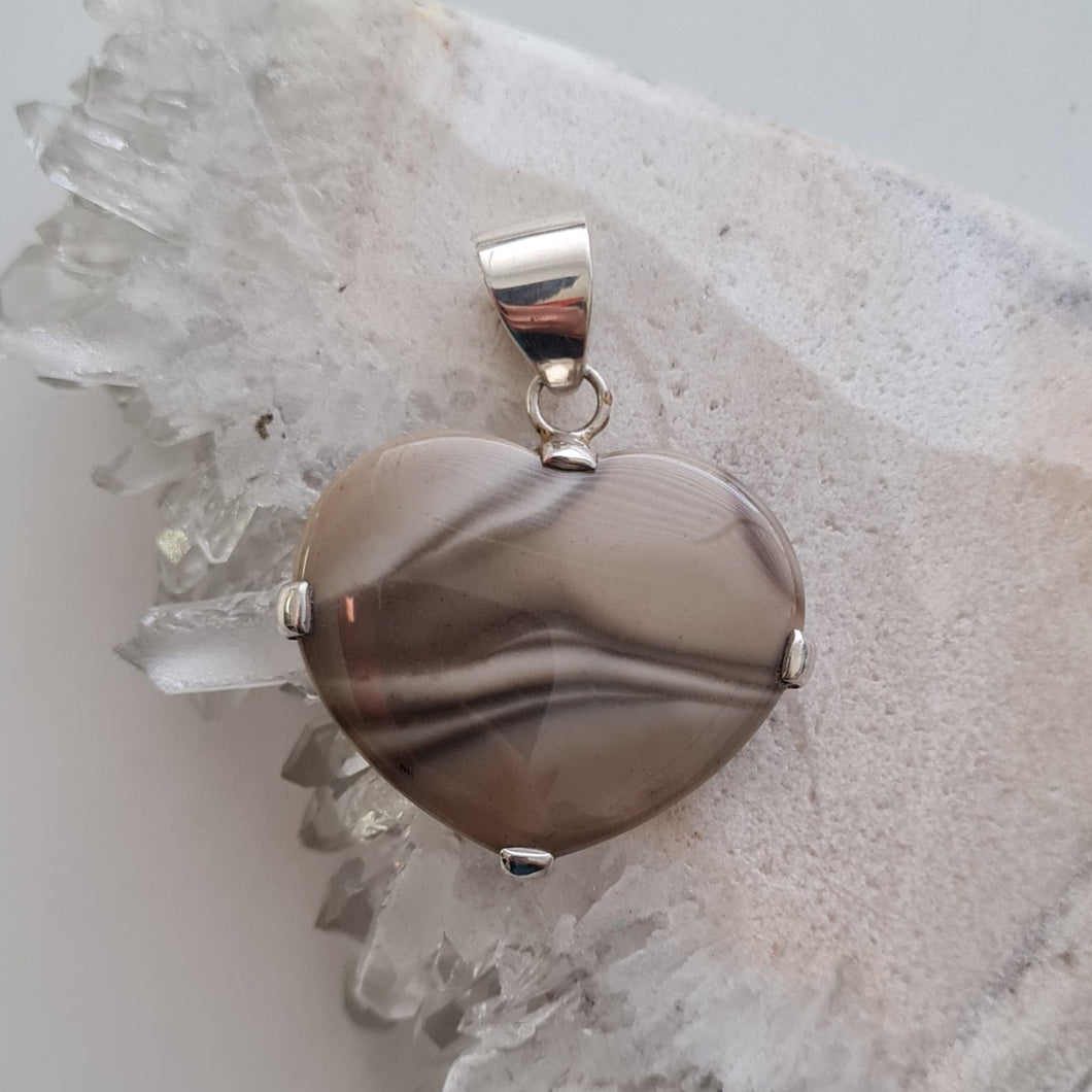 Flint Sterling Silver Pendant