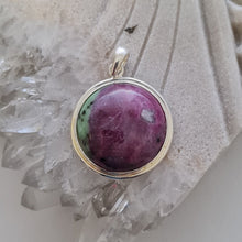 Load image into Gallery viewer, Ruby in Zoisite Pendant
