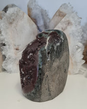 Load image into Gallery viewer, Red Amethyst with Stalactite Eyes Cutbase
