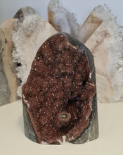 Load image into Gallery viewer, Red Amethyst with Stalactite Eyes Cutbase
