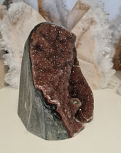 Load image into Gallery viewer, Red Amethyst with Stalactite Eyes Cutbase
