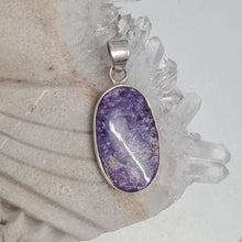 Load image into Gallery viewer, Charoite Sterling Silver Pendant
