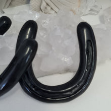 Load image into Gallery viewer, Black Obsidian Horseshoe
