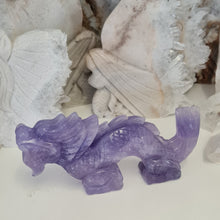 Load image into Gallery viewer, Purple Fluorite Dragon
