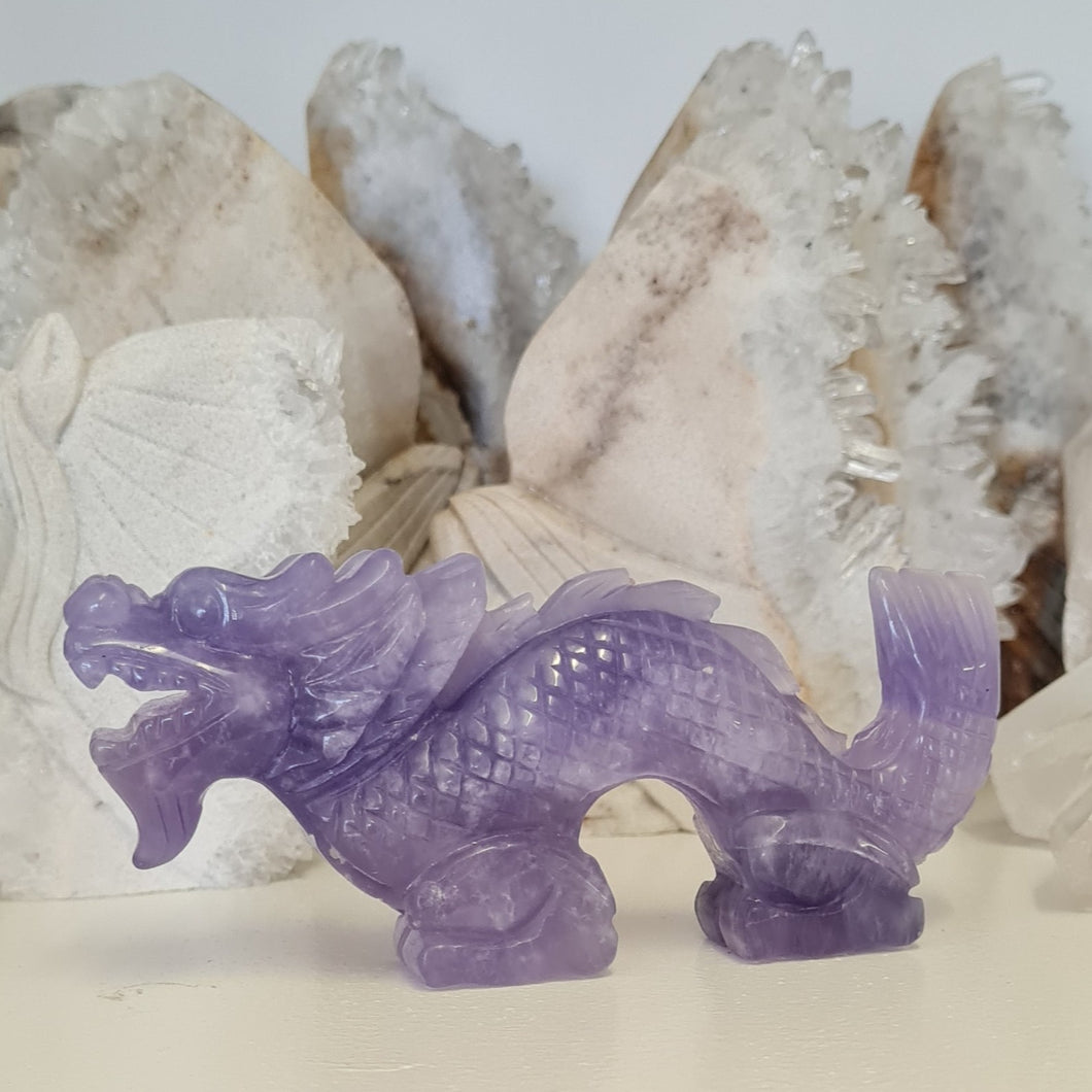 Purple Fluorite Dragon