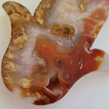 Load image into Gallery viewer, Carnelian Hamsa Hand with Stand
